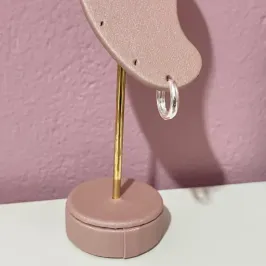 Brinco Argolinha Lisa Prata