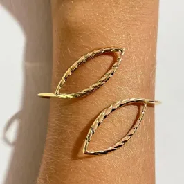Bracelete Folhas Vazadas