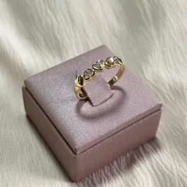 Anel Cinco Corações