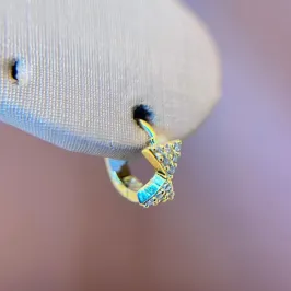 Brinco Argolinha Laço