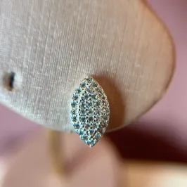 Brinco Oval Cravejado