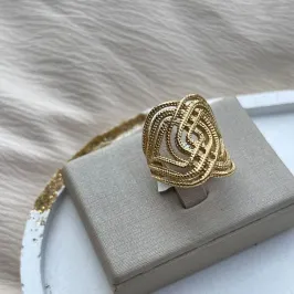 Anel Trançado Grande