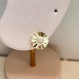 Brinco Círculo Ondulado