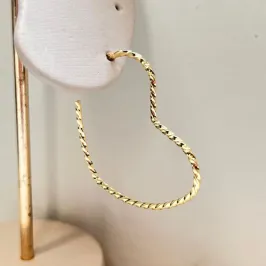 Brinco Coração Argola