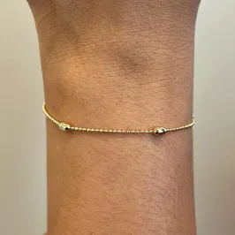 Pulseira Bolinha Pequena e Grande