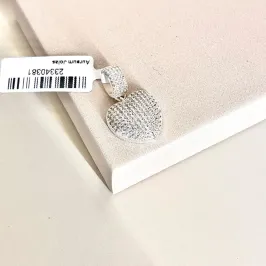 Pingente Coração Cravejado Grande