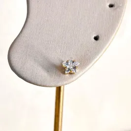 Brinco Zircônia Estrela G