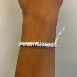 Bracelete Zirônias Ovais