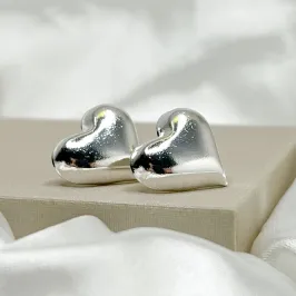 Brinco Coração Liso
