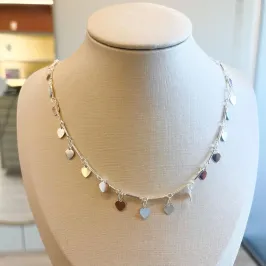 Choker Corações Pendurados
