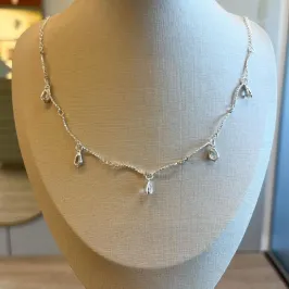 Choker Gotas Zircônias