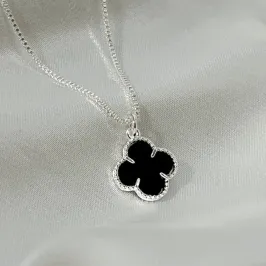 Colar VanCleef Preto