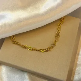 Pulseira Corações Entrelaçados