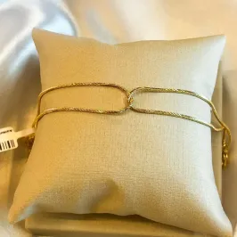Pulseira Dupla Entrelaçada