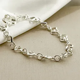 Pulseira Infantil Corações
