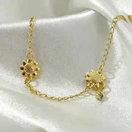 Pulseira Infantil Girassol