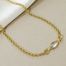 Pulseira Zircônia Oval
