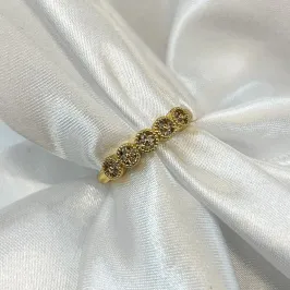 Anel Circulos Pontilhado