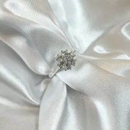 Anel Flor Zircônias