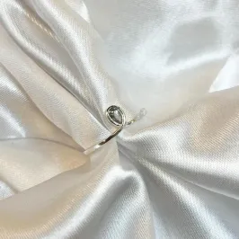 Anel Gota em Zircônia