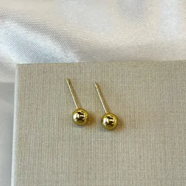 Brinco Bolinha Dourada