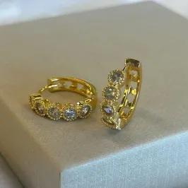 Argolinha Zircônia Redonda