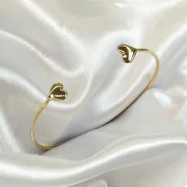 Bracelete Dois Corações