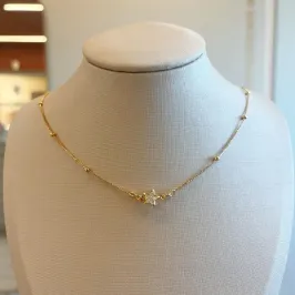 Choker Bolinhas e Estrela Zircônia