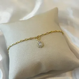 Pulseira Gota Cravejada