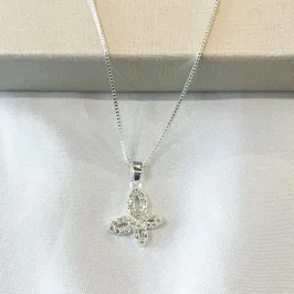 Colar Borboleta Cravejada