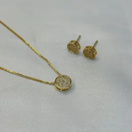 Conjunto Chuverinho Cravejado