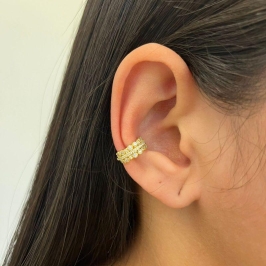 Piercing Fake Triplo Pontinhos