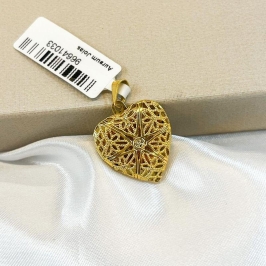 Pingente Relicário Coração Pequeno