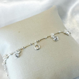 Pulseira Zircônias Redondas