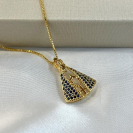 Colar Nossa Senhora Azul