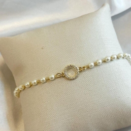 Pulseira Pérolas Circulo
