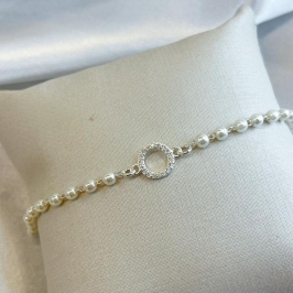 Pulseira Pérolas Circulo