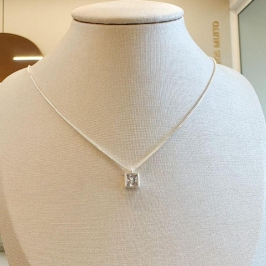 Colar Quadradinho Zircônia