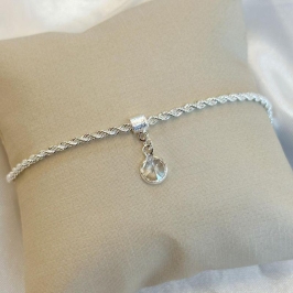 Pulseira Cordão Baiano com Ponto de Luz