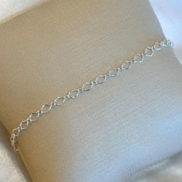 Pulseira Mini Elos Intercalados