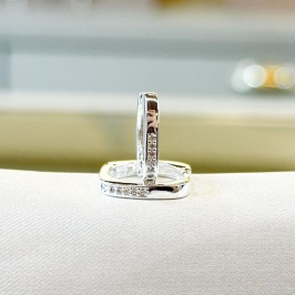 Brinco Argolinha Quadrada G