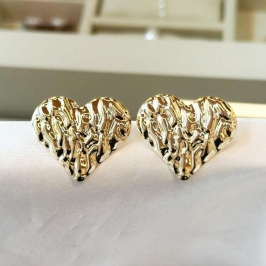 Brinco Coração Raízes