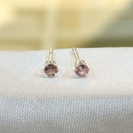 Brinco Ponto de Luz Rosa P