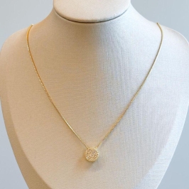 Colar Círculo Cravejado