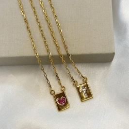 Escapulário Cruz e Coração