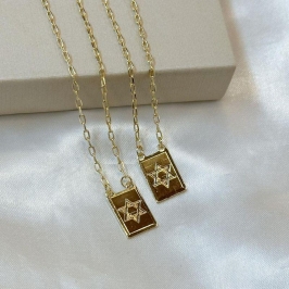 Escapulário Estrela de Davi