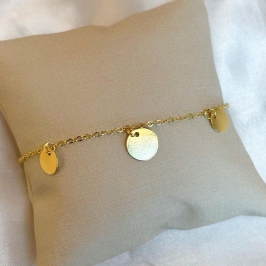 Pulseira Três Plaquinhas