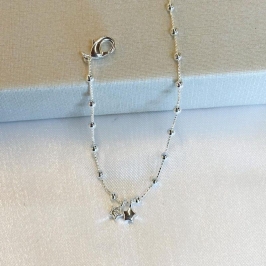 Tornozeleira Bolinhas Estrelas