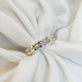 Anel Pontos em Zircônia