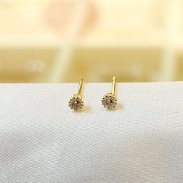 Brinco Redondinho Cravejado P